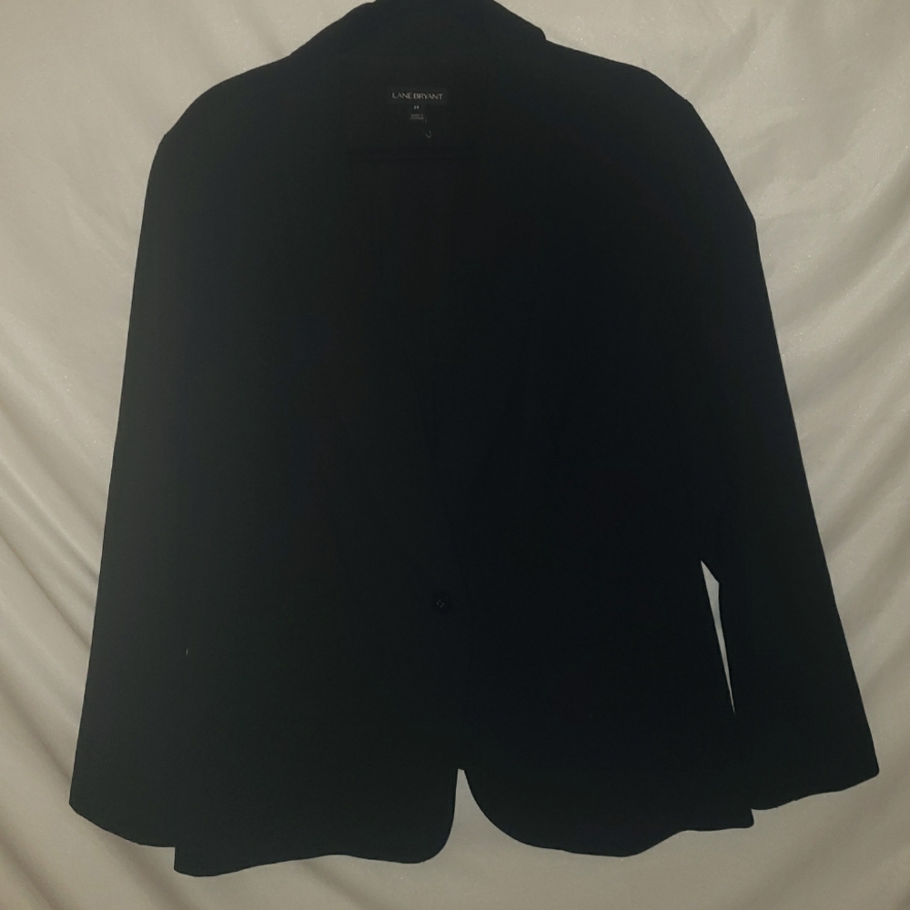 Lane Bryant size 24 black blazer